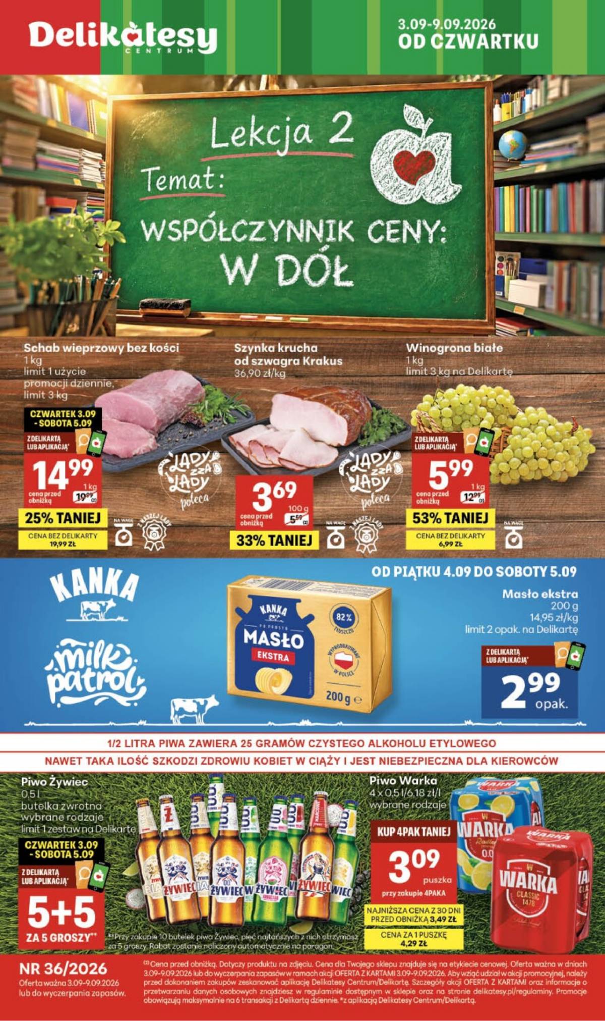 Delikatesy Centrum - Franczyza DC36 Czwartek 1 puslapis