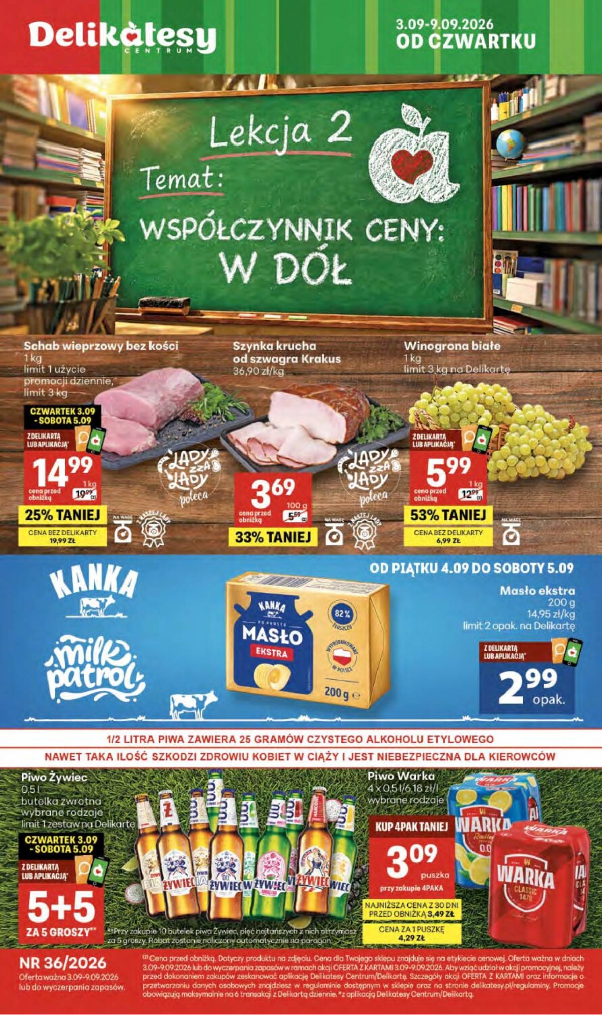 Delikatesy Centrum - Franczyza DC36 Czwartek 1 puslapis