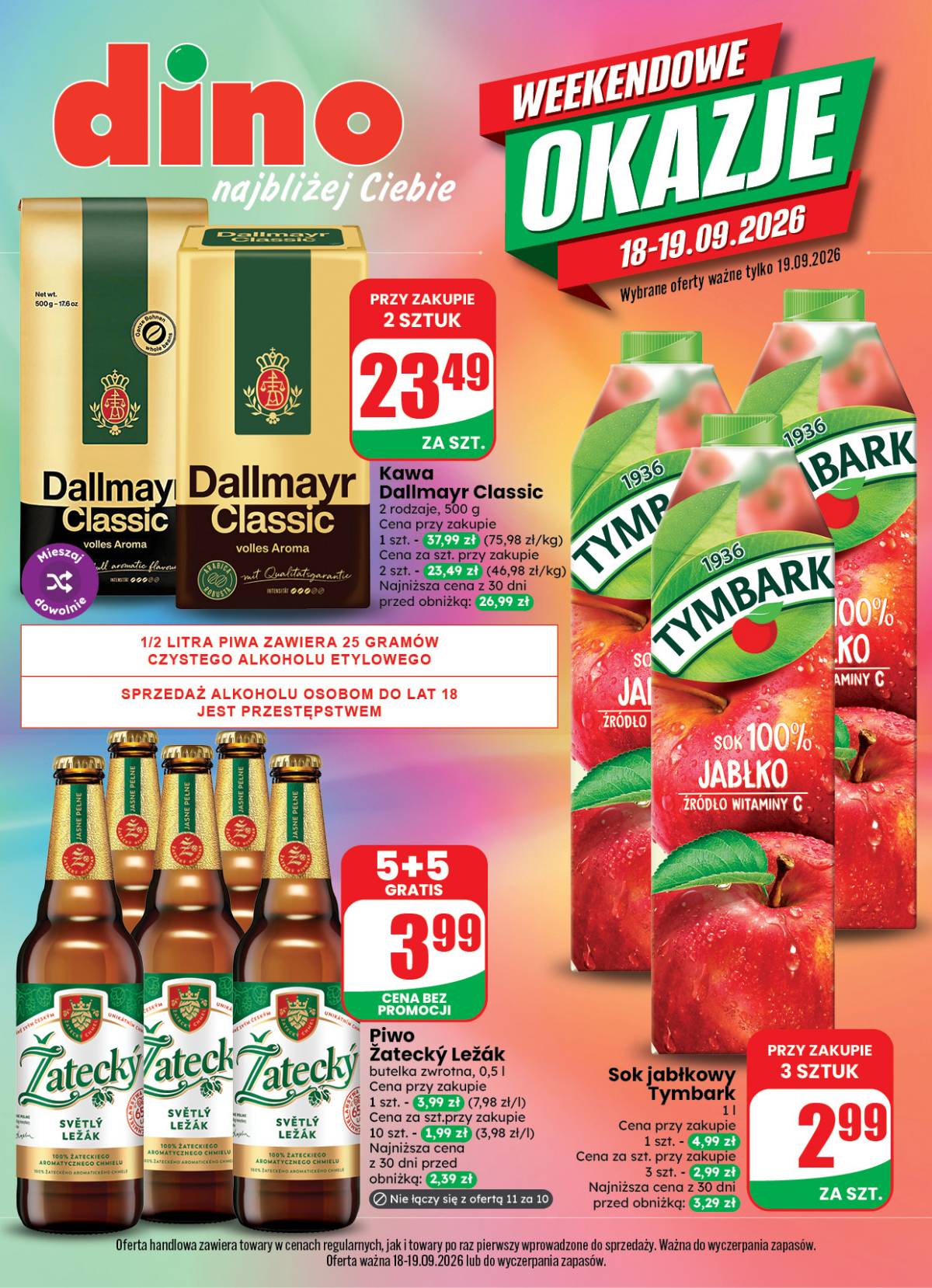Dino - Dino akcijų leidinys 1 puslapis