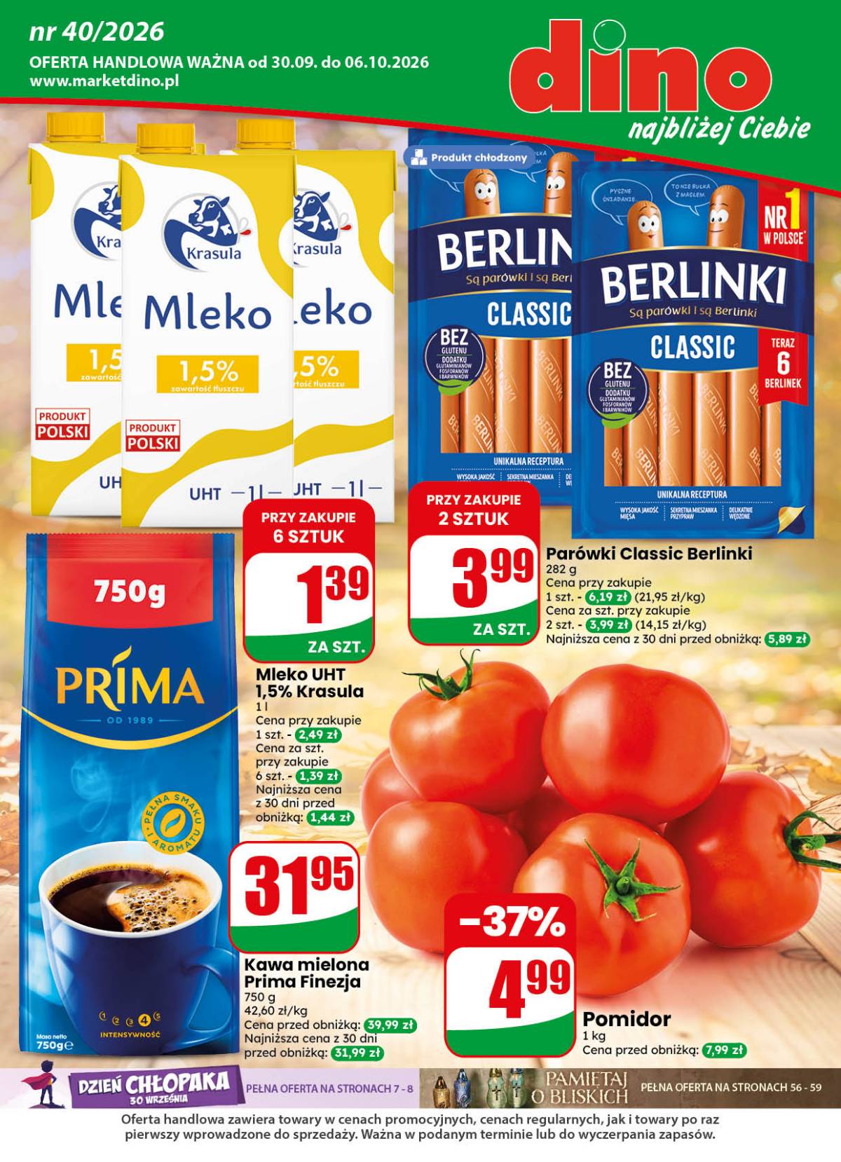 Dino - Dino akcijų leidinys 1 puslapis