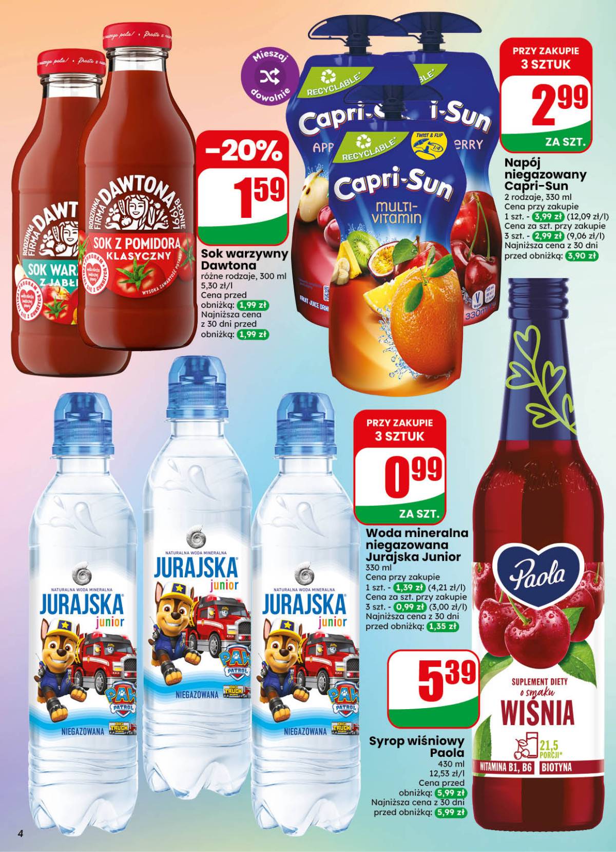 Dino - Dino akcijų leidinys 4 puslapis