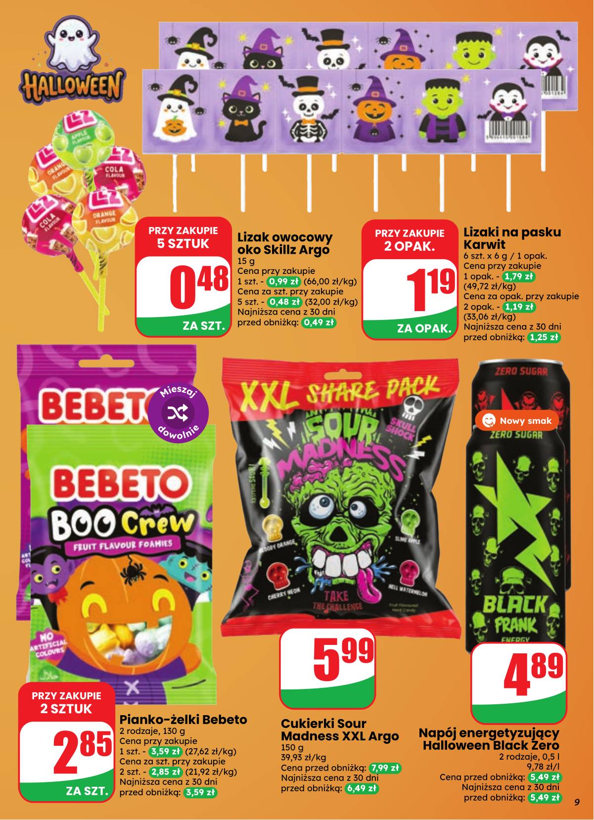 Dino - Dino akcijų leidinys 9 puslapis