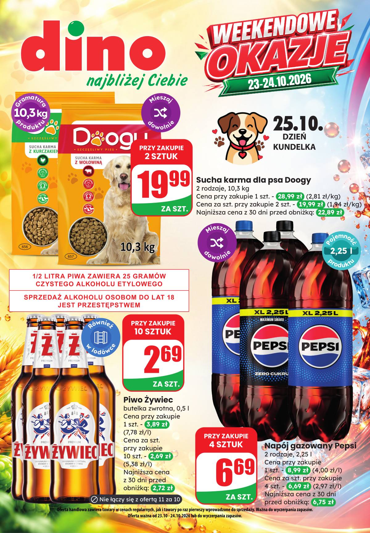 Dino - Dino akcijų leidinys 1 puslapis