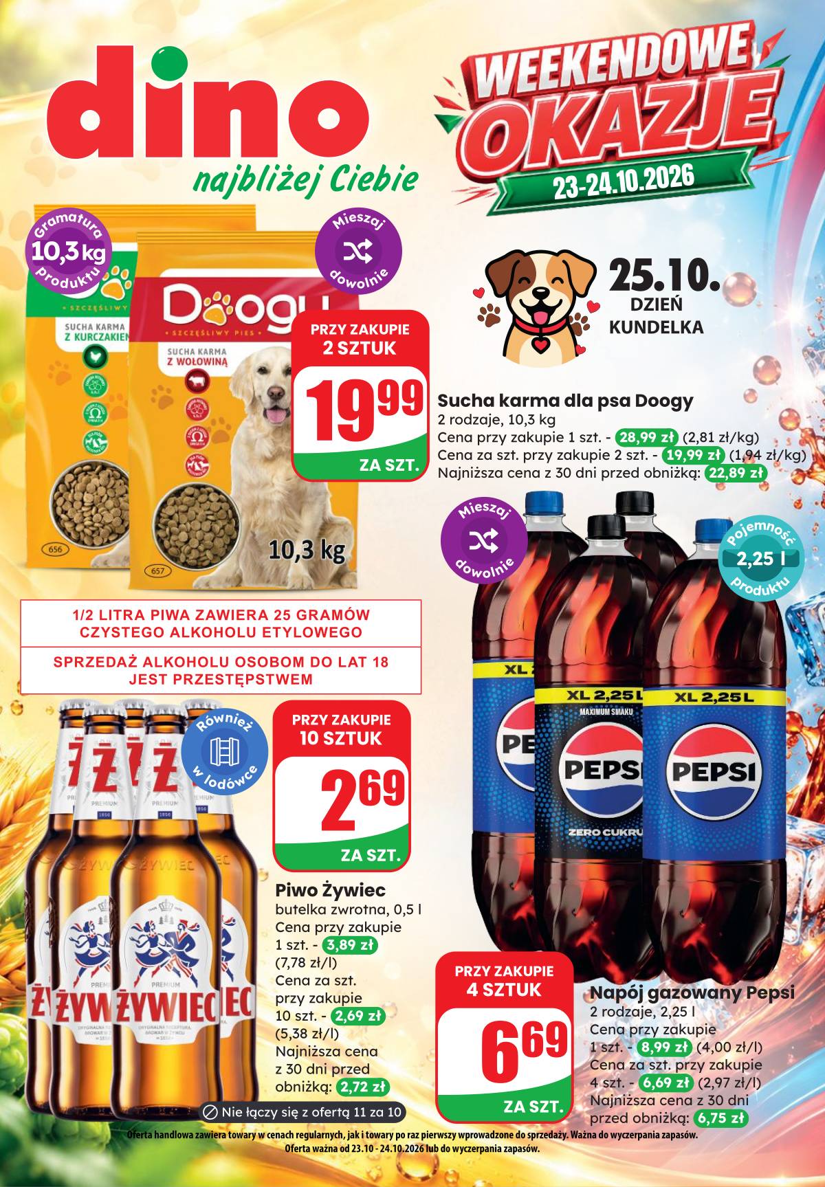 Dino - Dino akcijų leidinys 1 puslapis