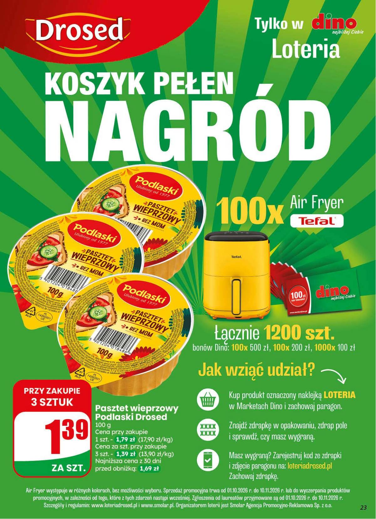Dino - Dino akcijų leidinys 23 puslapis