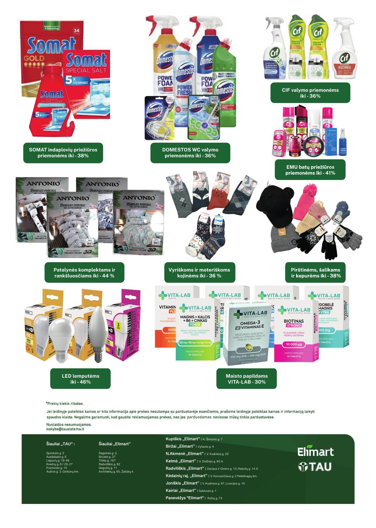 Elimart Tau - Elimart Tau akcijų leidinys | 2025-11-03-2025-11-30 16 puslapis
