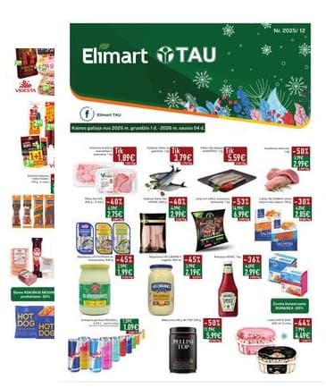 Elimart Tau - Elimart Tau akcijų leidinys | 2025-12-01 - 2026-01-04 2025-12-01 – 2026-01-04