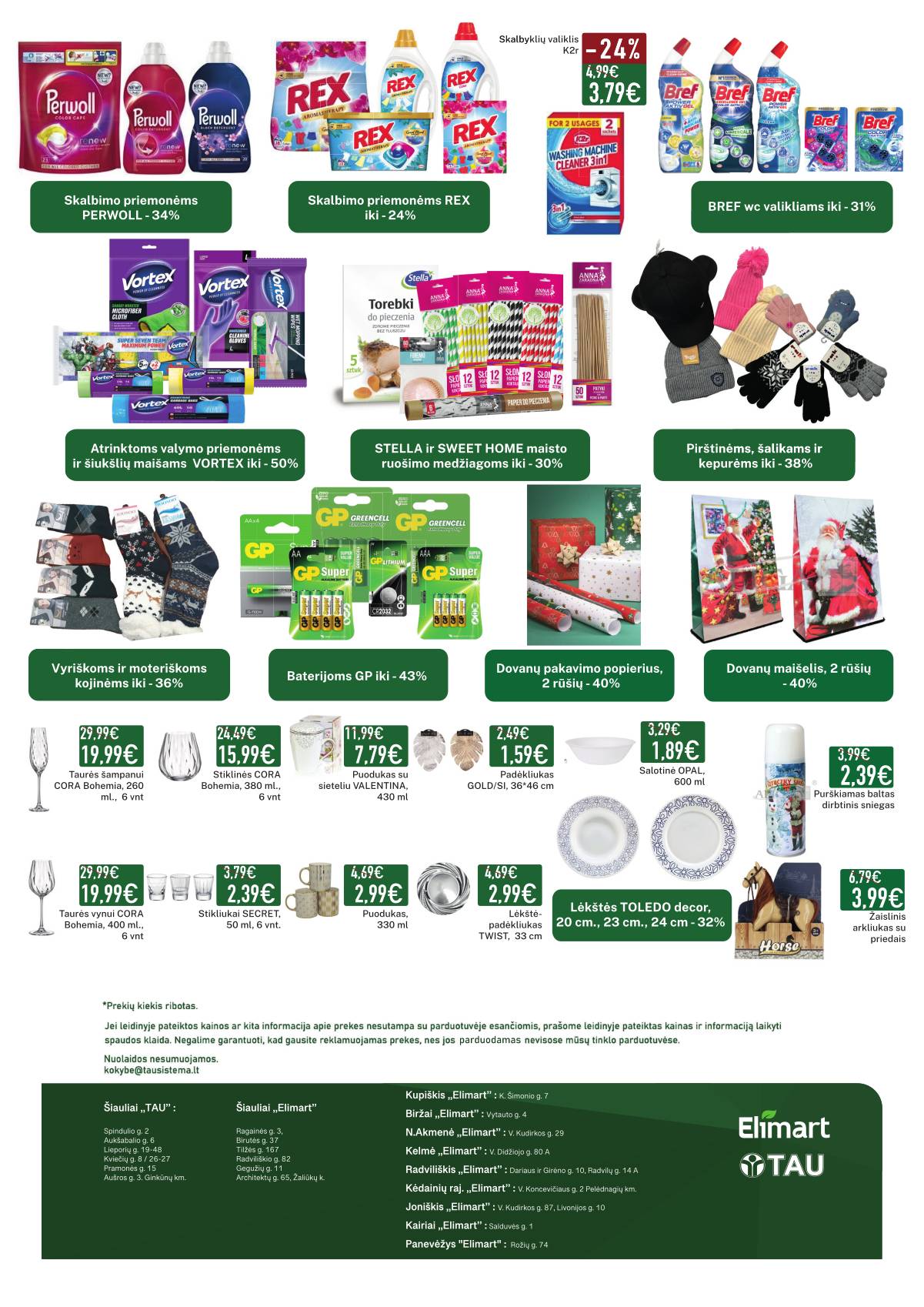 Elimart Tau - Elimart Tau akcijų leidinys | 2025-12-01 - 2026-01-04 16 puslapis