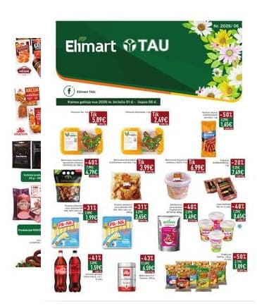 Elimart Tau - Elimart Tau leidinys | 2026-06-01 - 2026-07-06 2026-06-01 – 2026-07-07