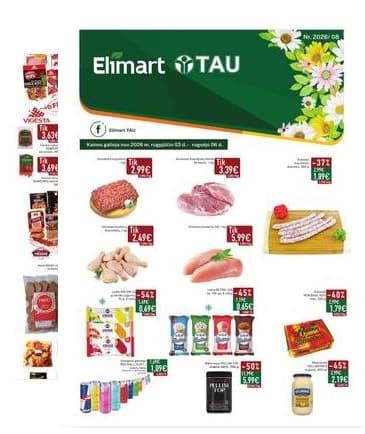 Elimart Tau - Elimart Tau leidinys  2026.08.03-2026.09.06 2026-08-03 – 2026-09-06