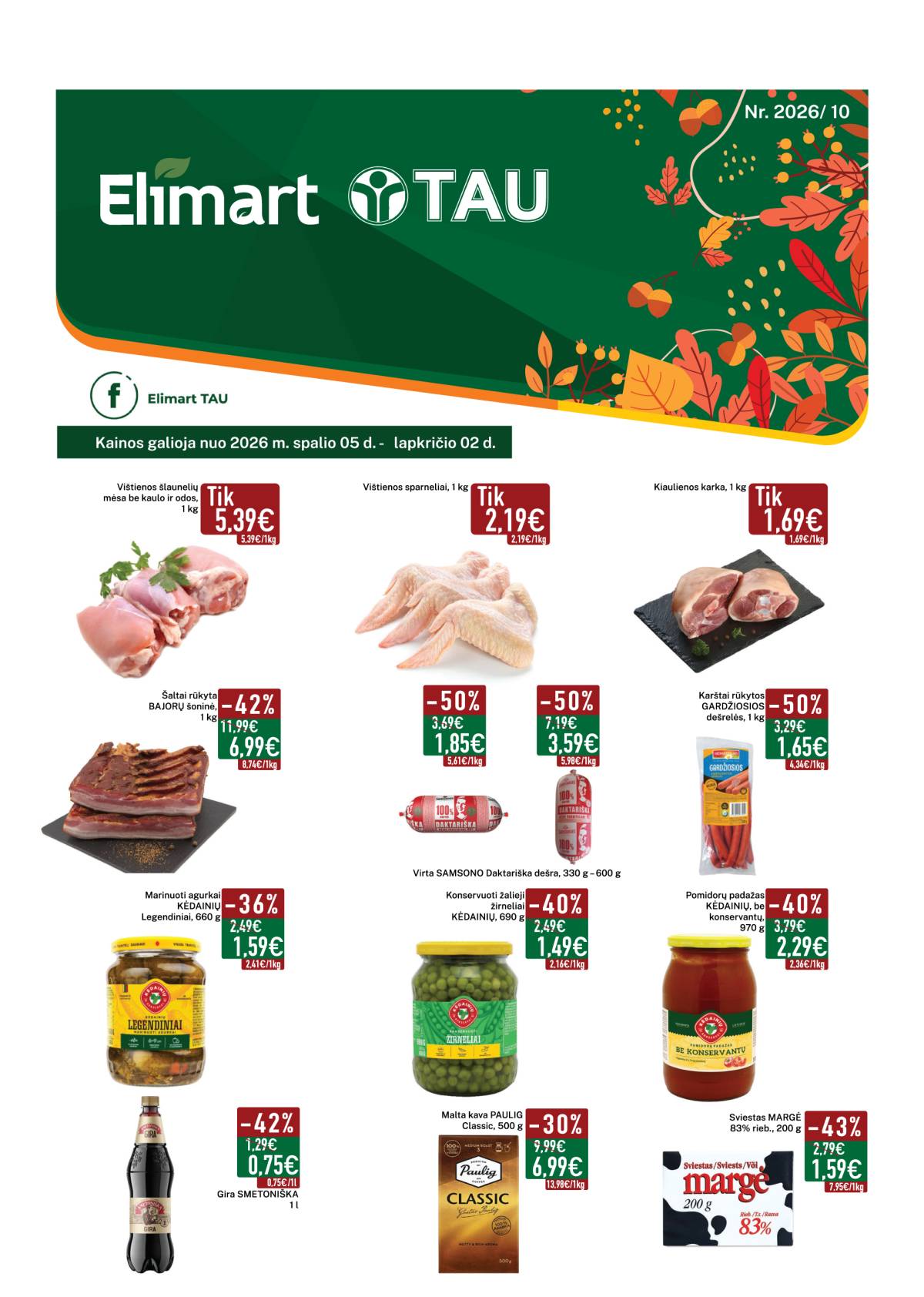 Elimart Tau - Elimart Tau leidinys  2026.10.05-2026.11.02 1 puslapis