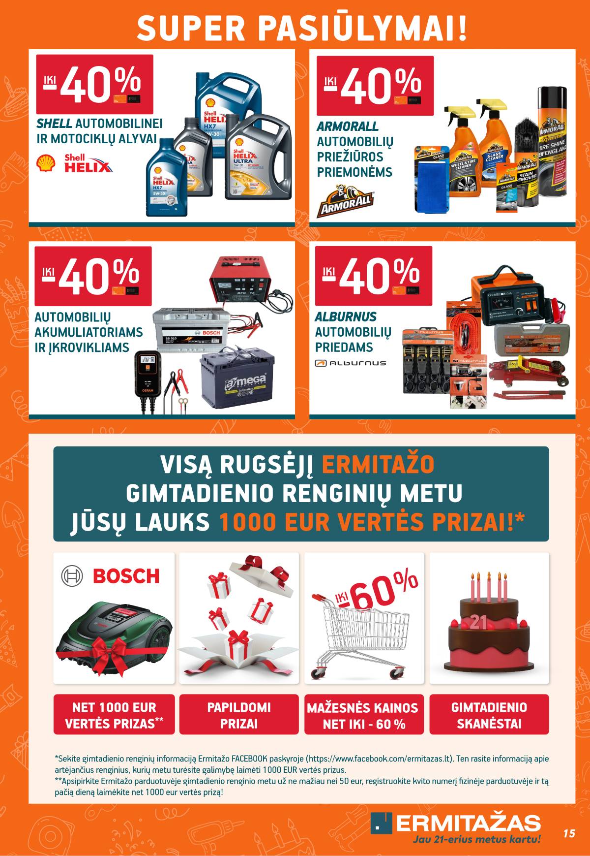 Ermitažas - Ermitažo Akcijų leidinys nr. 9 | 2025-09-01 - 2025-09-30 15 puslapis