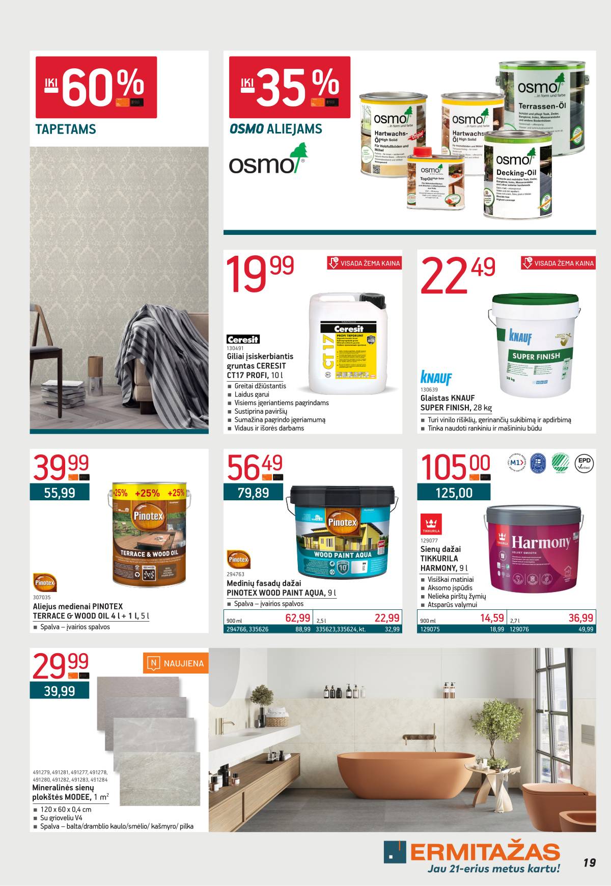Ermitažas - Ermitažo Akcijų leidinys nr. 9 | 2025-09-01 - 2025-09-30 19 puslapis