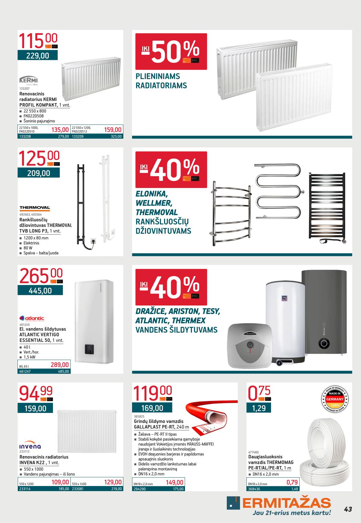 Ermitažas - Ermitažo Akcijų leidinys nr. 9 | 2025-09-01 - 2025-09-30 43 puslapis