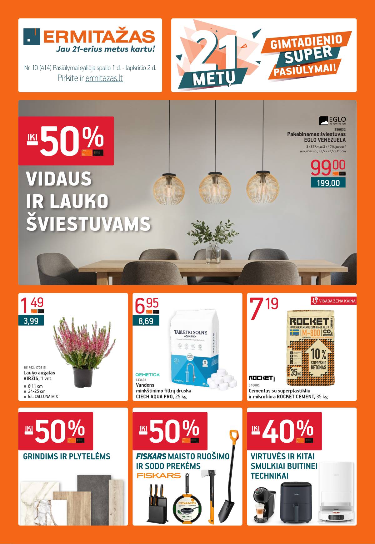 Ermitažas - Ermitažo akcijų leidinys nr. 10 | 2025-10-01 - 2025-11-02 1 puslapis