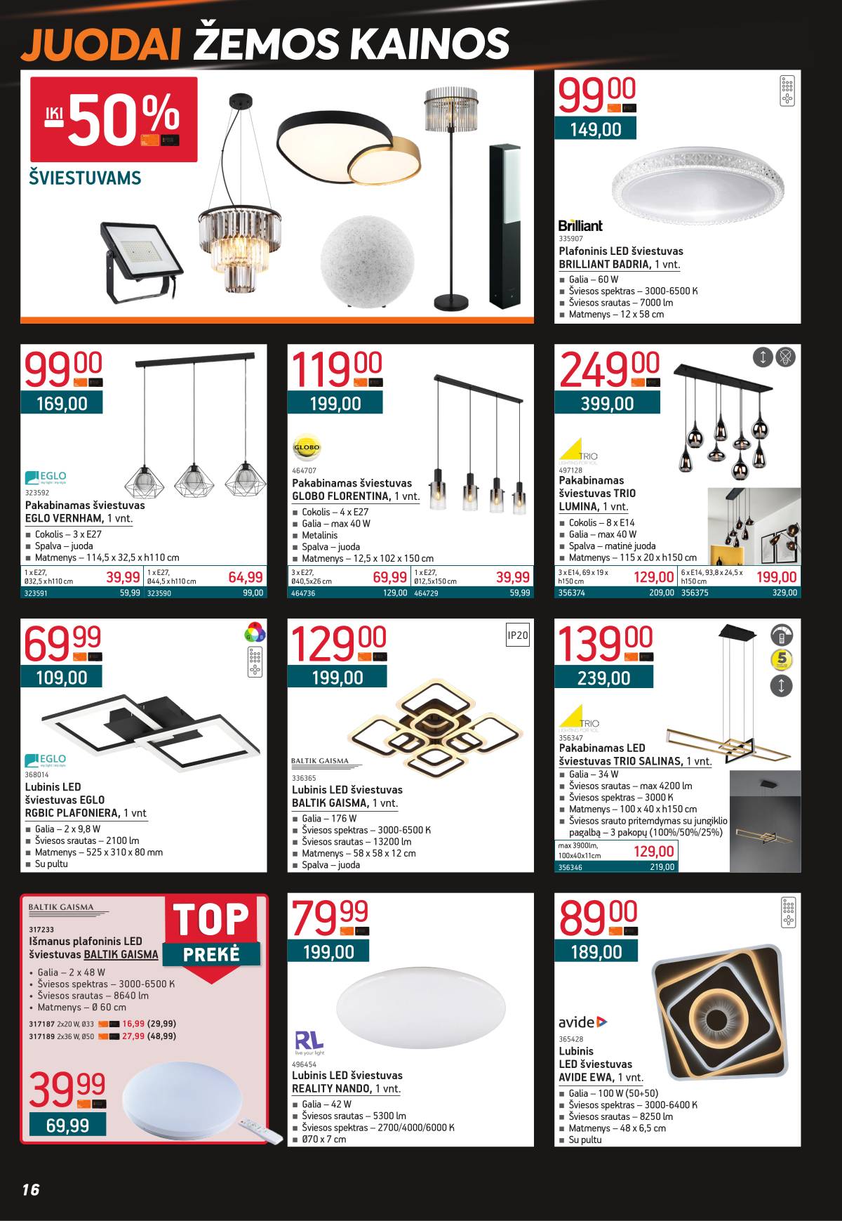 Ermitažas - Ermitažo akcijų leidinys leidinys | 2025-11-03 - 2025-11-30 16 puslapis