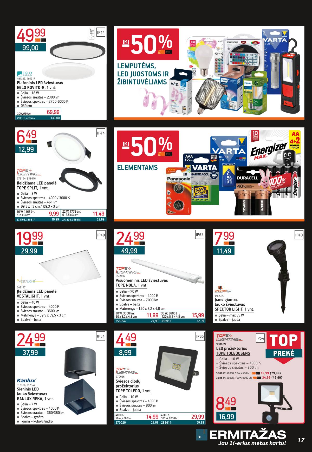 Ermitažas - Ermitažo akcijų leidinys leidinys | 2025-11-03 - 2025-11-30 17 puslapis