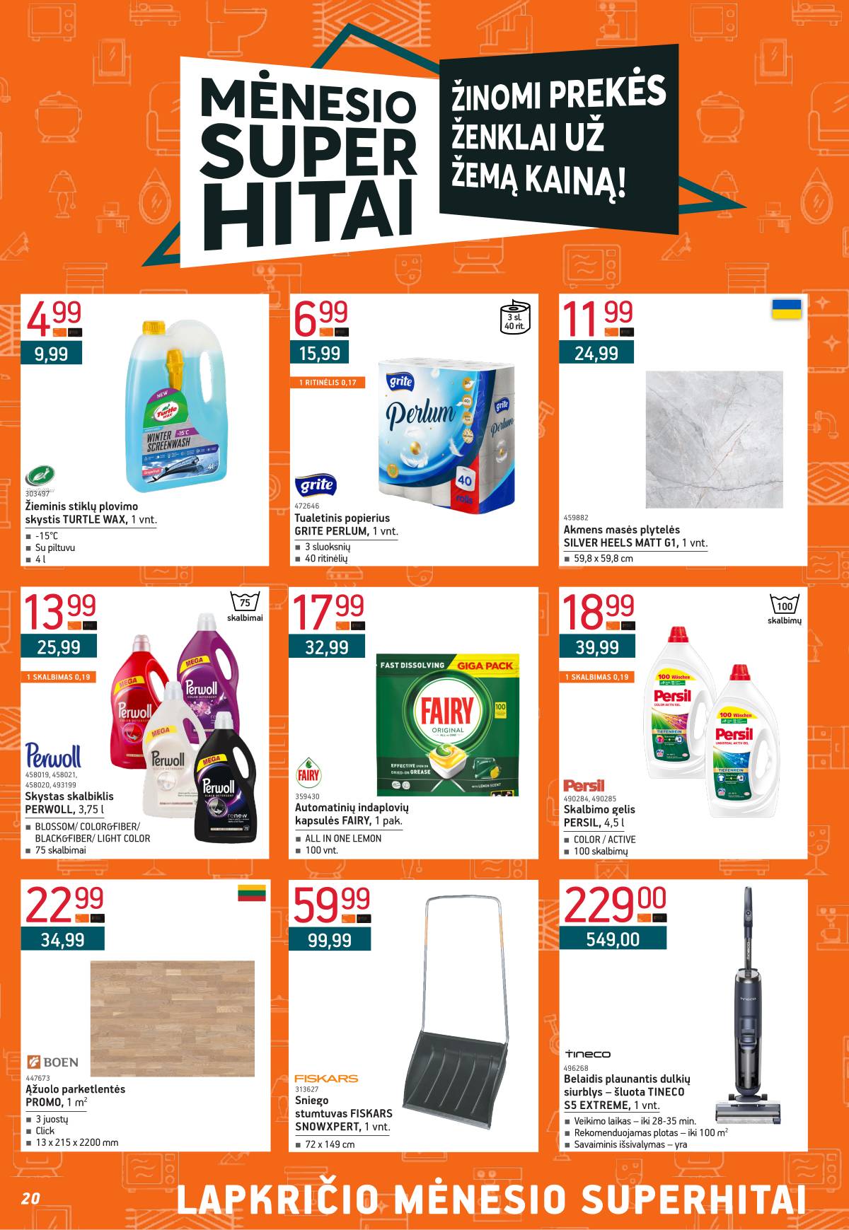 Ermitažas - Ermitažo akcijų leidinys leidinys | 2025-11-03 - 2025-11-30 20 puslapis