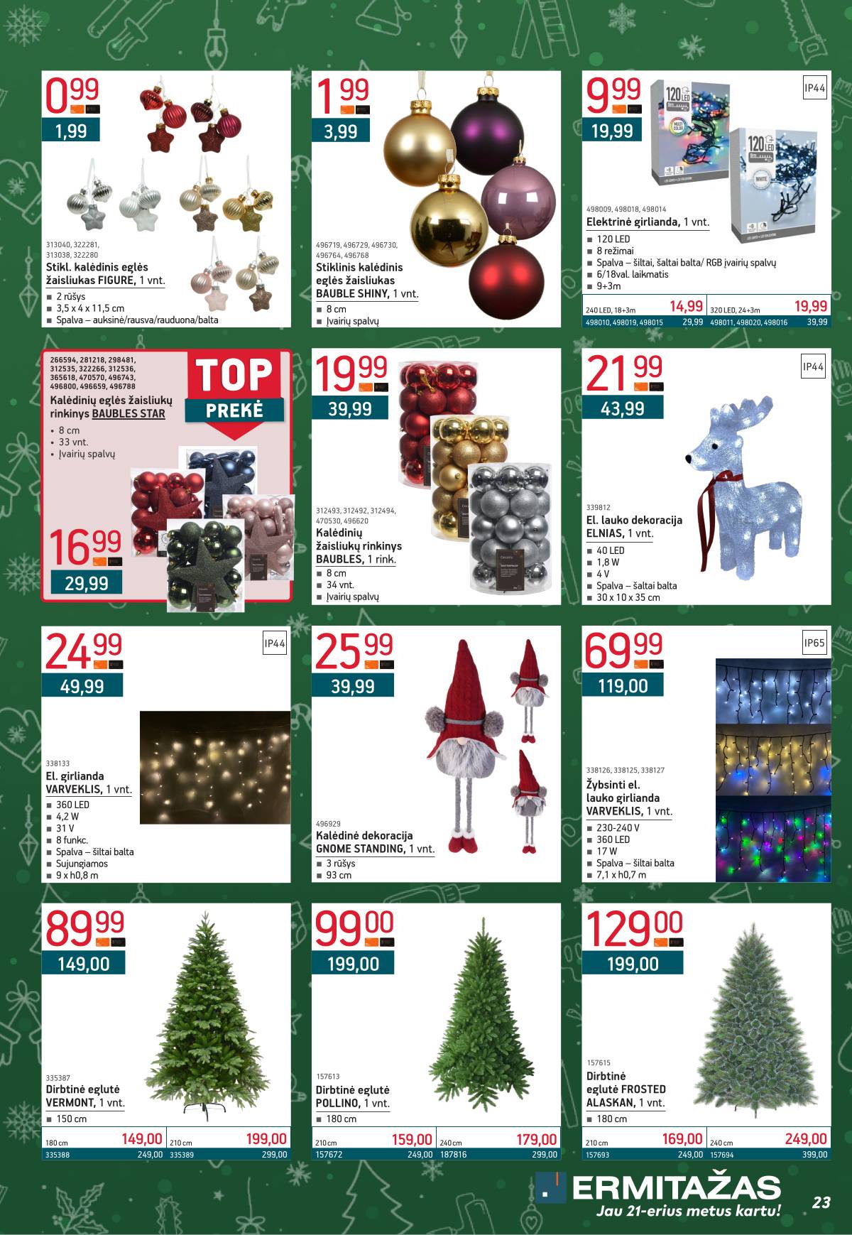 Ermitažas - Ermitažo akcijų leidinys leidinys | 2025-11-03 - 2025-11-30 23 puslapis