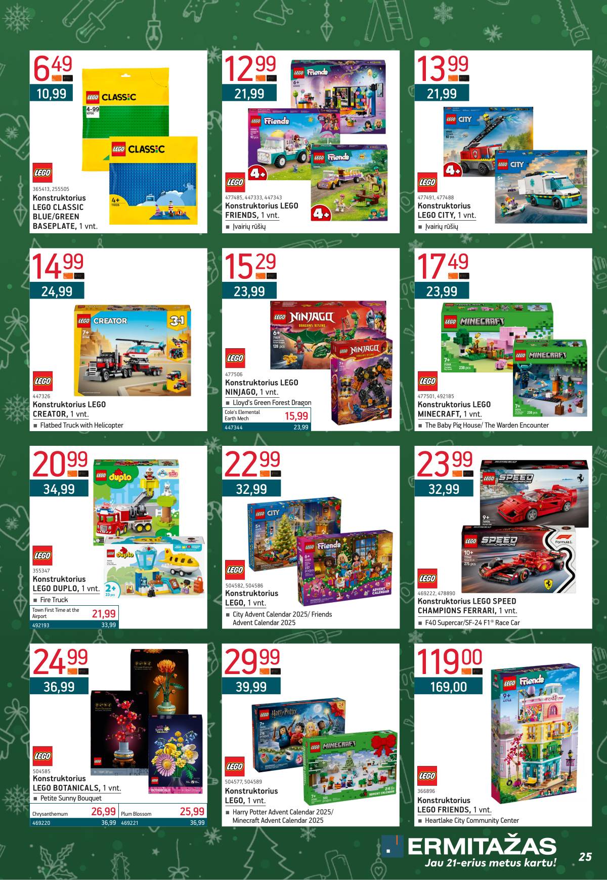 Ermitažas - Ermitažo akcijų leidinys leidinys | 2025-11-03 - 2025-11-30 25 puslapis