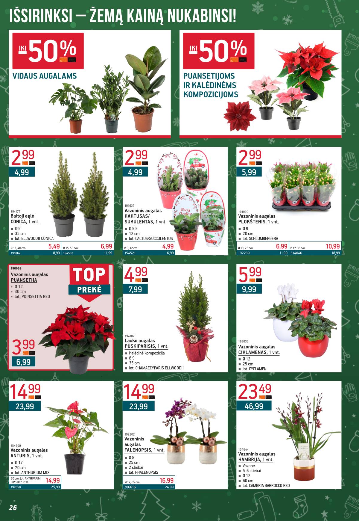 Ermitažas - Ermitažo akcijų leidinys leidinys | 2025-11-03 - 2025-11-30 26 puslapis