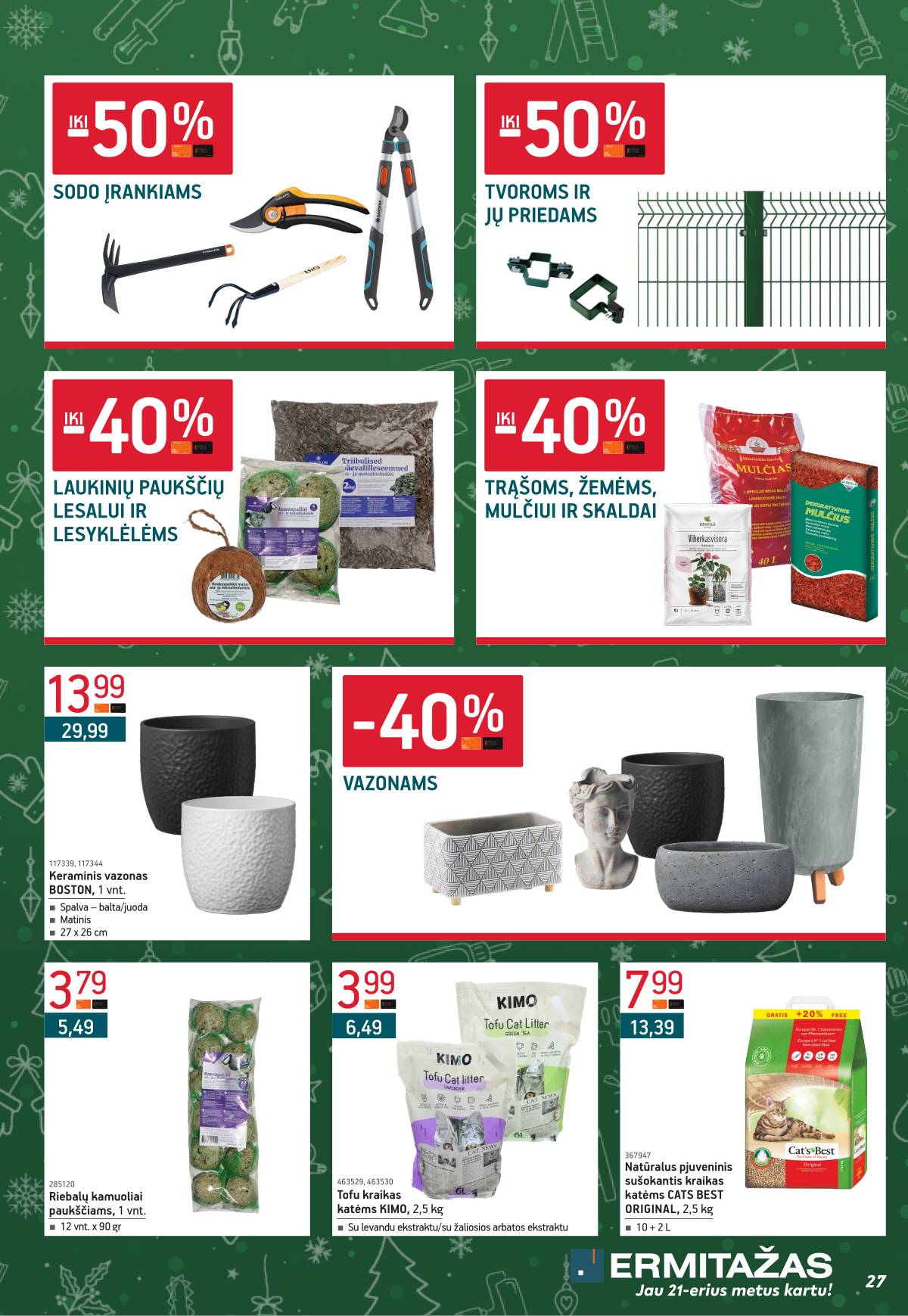 Ermitažas - Ermitažo akcijų leidinys leidinys | 2025-11-03 - 2025-11-30 27 puslapis