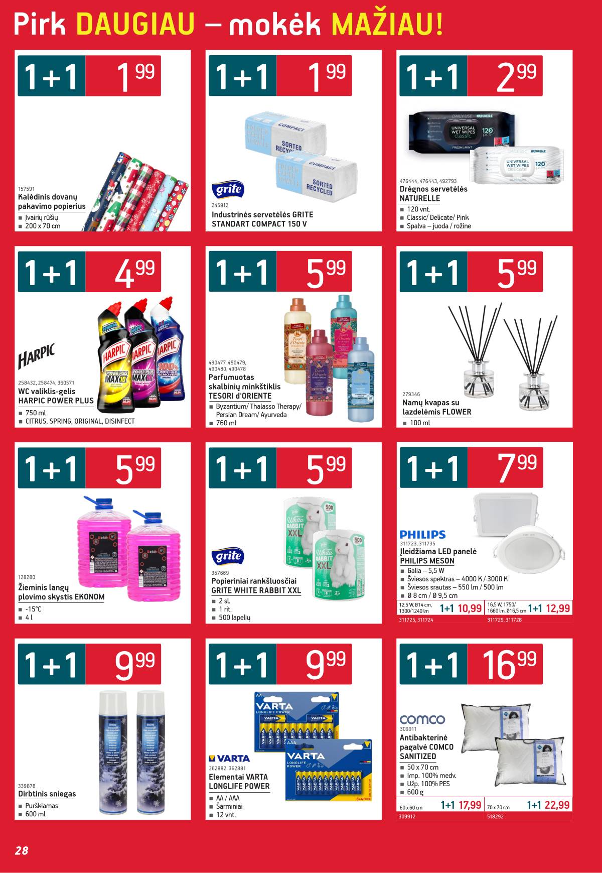 Ermitažas - Ermitažo akcijų leidinys leidinys | 2025-11-03 - 2025-11-30 28 puslapis