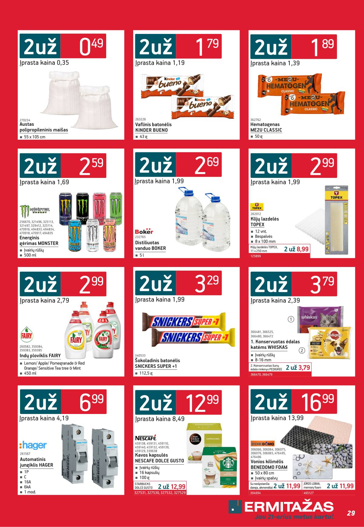 Ermitažas - Ermitažo akcijų leidinys leidinys | 2025-11-03 - 2025-11-30 29 puslapis