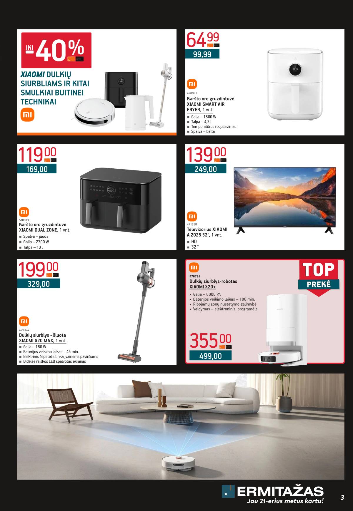 Ermitažas - Ermitažo akcijų leidinys leidinys | 2025-11-03 - 2025-11-30 3 puslapis