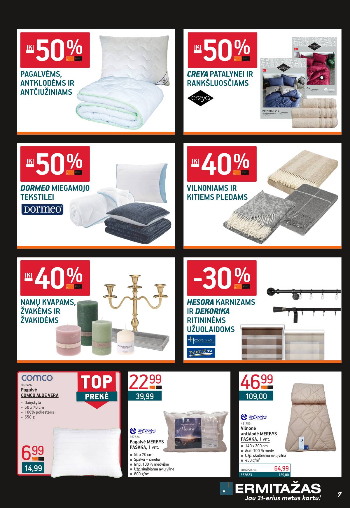 Ermitažas - Ermitažo akcijų leidinys leidinys | 2025-11-03 - 2025-11-30 7 puslapis