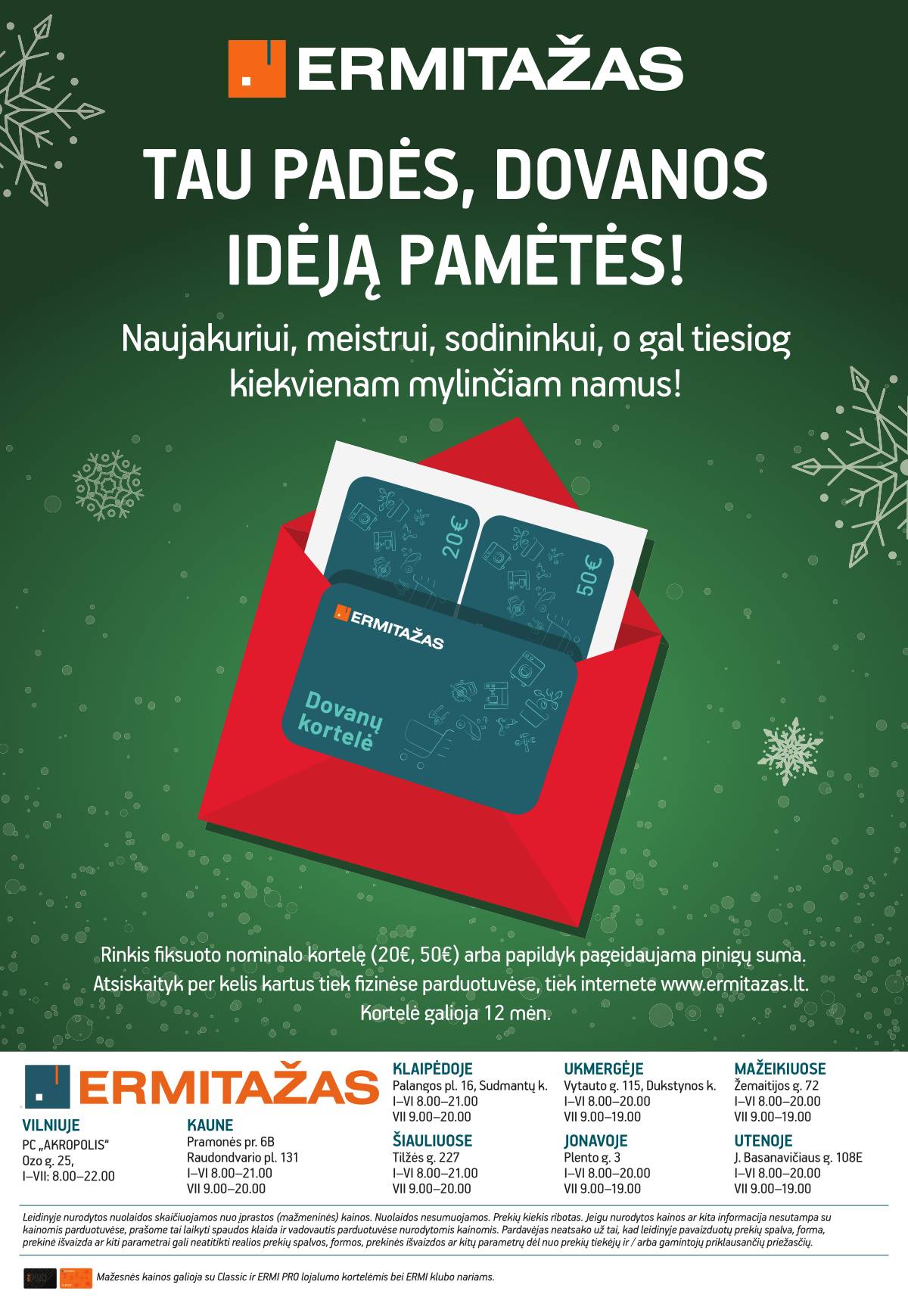 Ermitažas - Ermitažas Kalėdinis nuolaidų katalogas | 2025-11-03 - 2025-11-30 40 puslapis