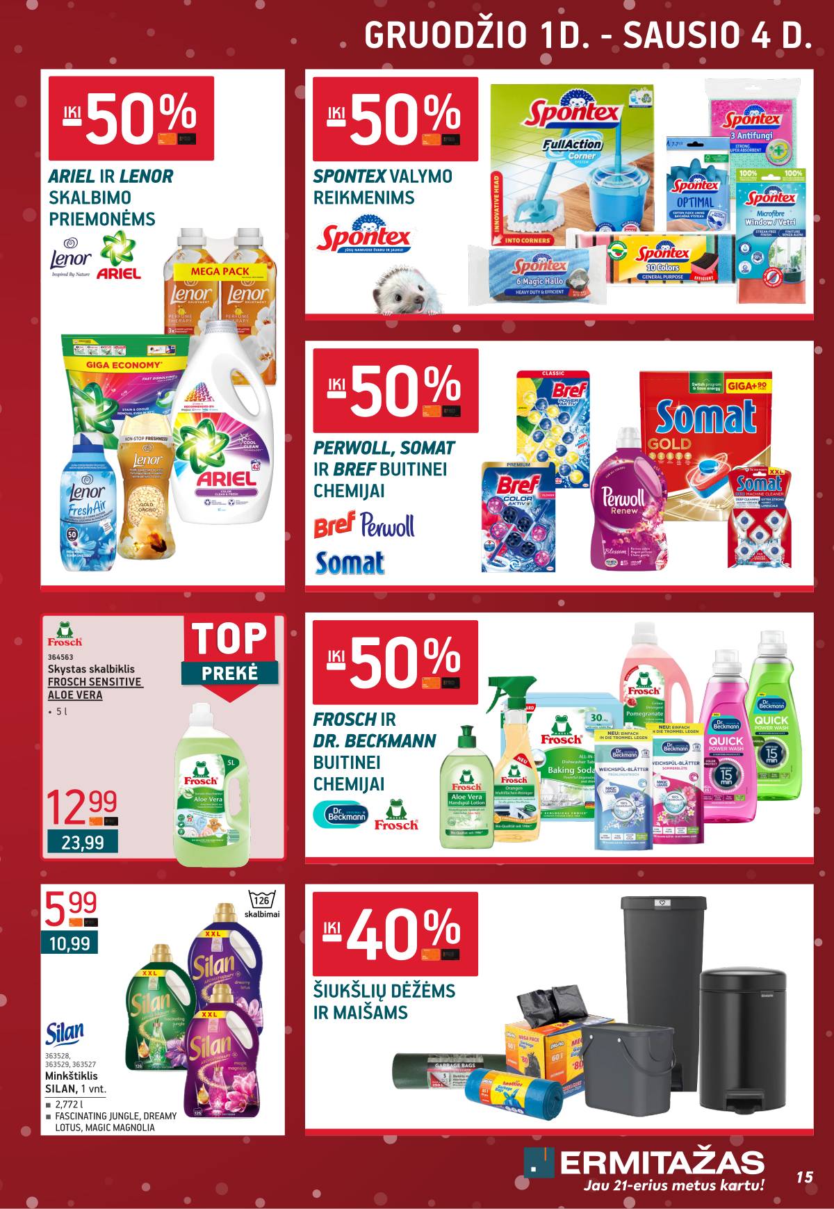 Ermitažas - Ermitažo akcjų leidinys nr. 12 | 2025-12-01 - 2026-01-04 15 puslapis