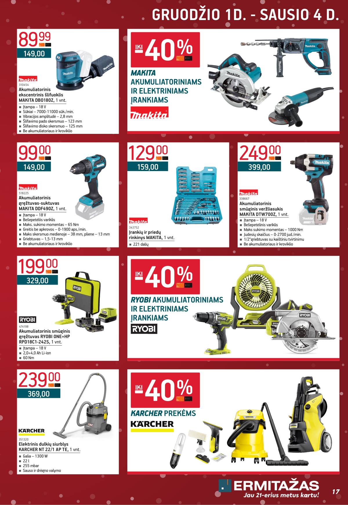 Ermitažas - Ermitažo akcjų leidinys nr. 12 | 2025-12-01 - 2026-01-04 17 puslapis