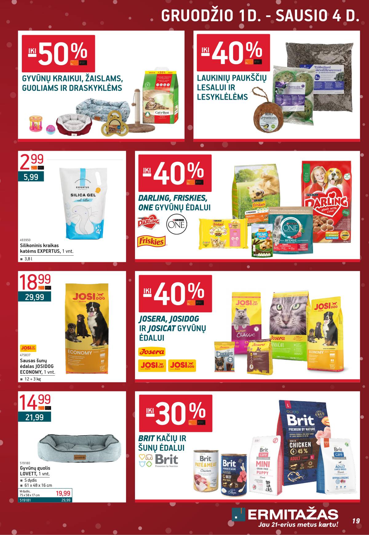 Ermitažas - Ermitažo akcjų leidinys nr. 12 | 2025-12-01 - 2026-01-04 19 puslapis