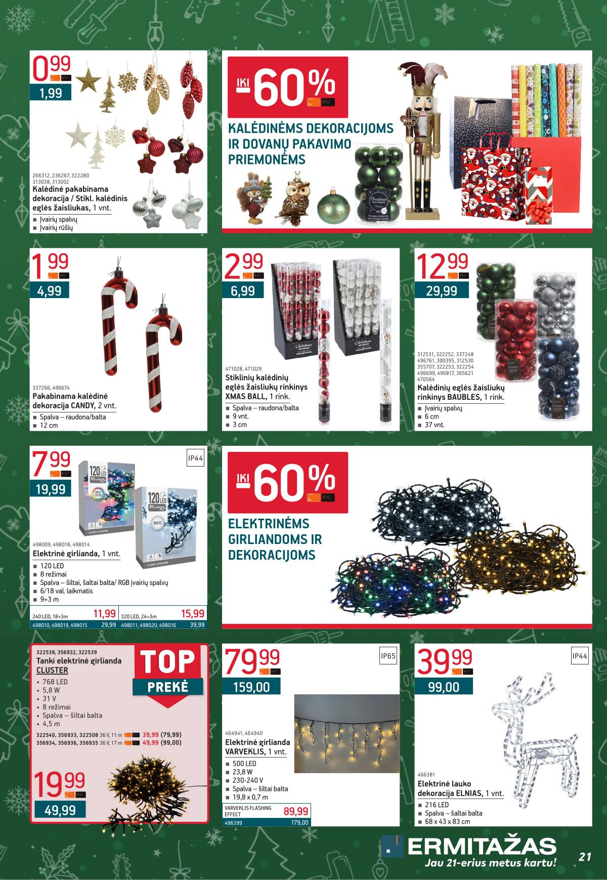 Ermitažas - Ermitažo akcjų leidinys nr. 12 | 2025-12-01 - 2026-01-04 21 puslapis