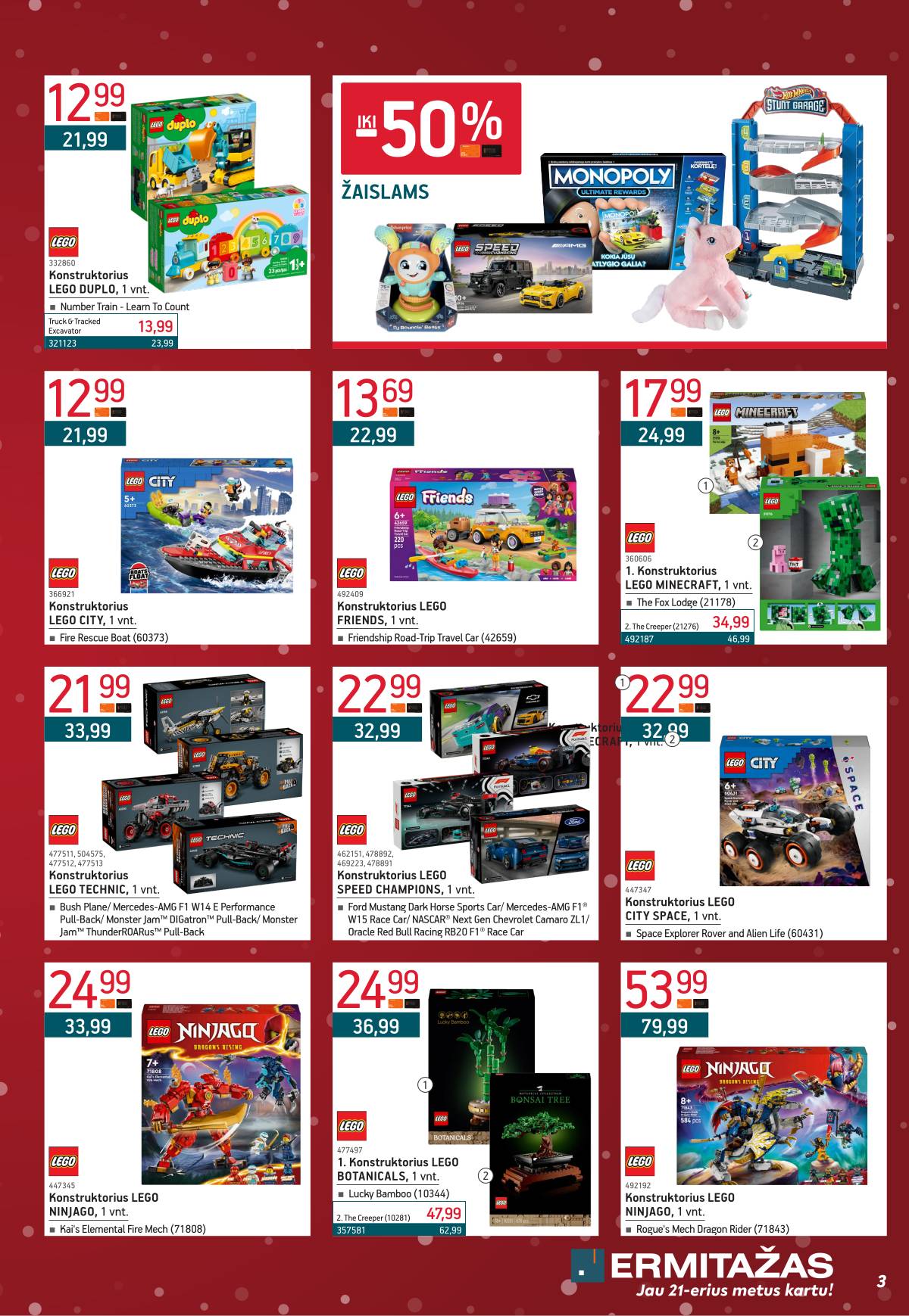 Ermitažas - Ermitažo akcjų leidinys nr. 12 | 2025-12-01 - 2026-01-04 3 puslapis