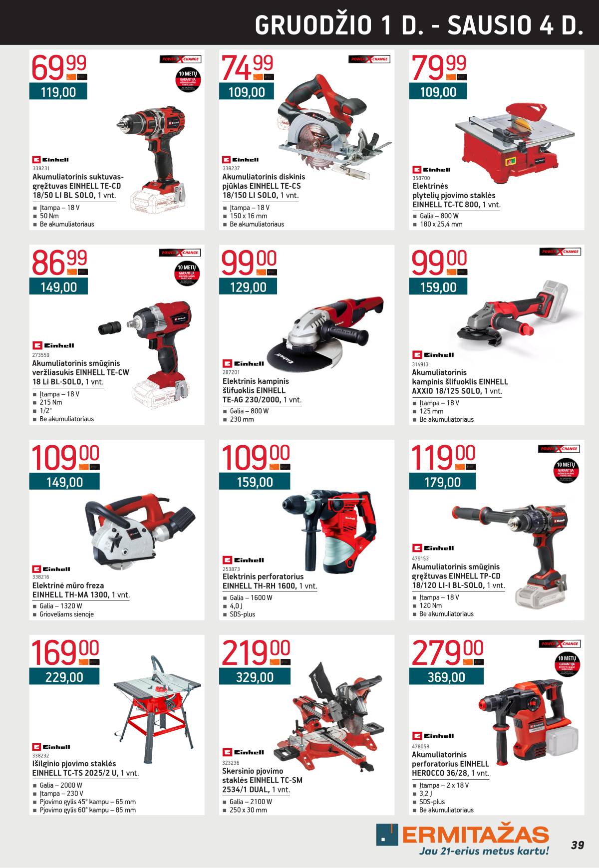 Ermitažas - Ermitažo akcjų leidinys nr. 12 | 2025-12-01 - 2026-01-04 39 puslapis