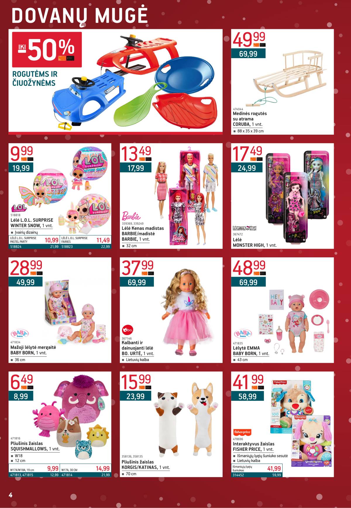 Ermitažas - Ermitažo akcjų leidinys nr. 12 | 2025-12-01 - 2026-01-04 4 puslapis