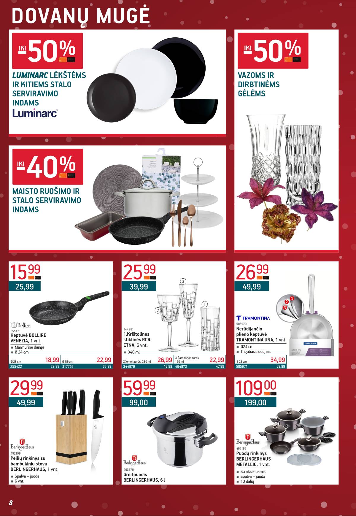 Ermitažas - Ermitažo akcjų leidinys nr. 12 | 2025-12-01 - 2026-01-04 8 puslapis