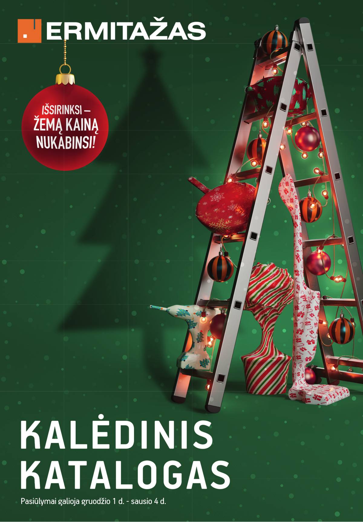 Ermitažas - Ermitažas Kalėdinis akcijų katalogas 1 puslapis