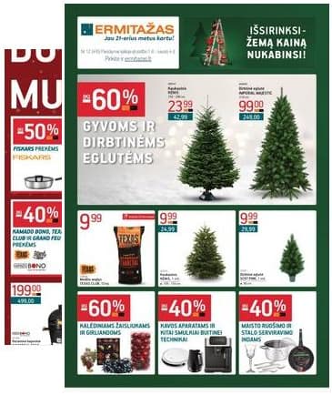 Ermitažas - Ermitažas akcijų leidinys | 2025-12-01 - 2025-01-04 2025-12-01 – 2026-01-04