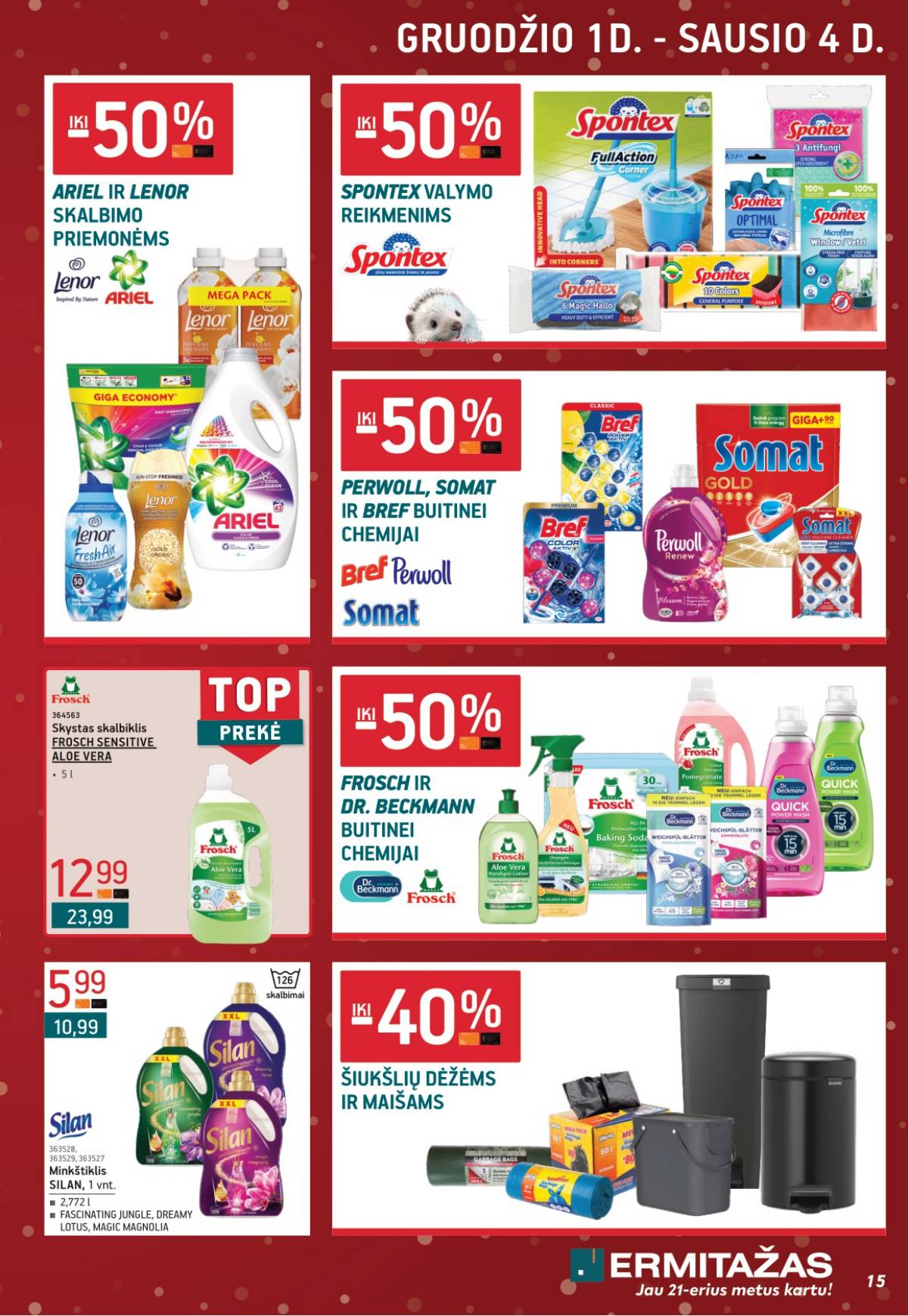 Ermitažas - Ermitažas akcijų leidinys | 2025-12-01 - 2025-01-04 15 puslapis