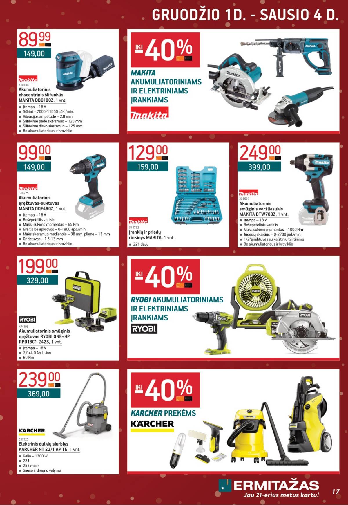 Ermitažas - Ermitažas akcijų leidinys | 2025-12-01 - 2025-01-04 17 puslapis