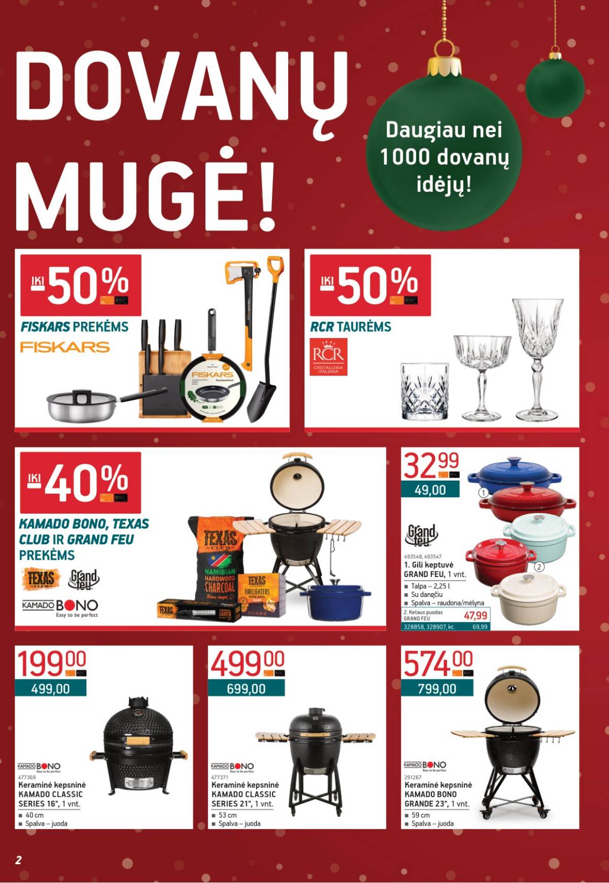 Ermitažas - Ermitažas akcijų leidinys | 2025-12-01 - 2025-01-04 2 puslapis