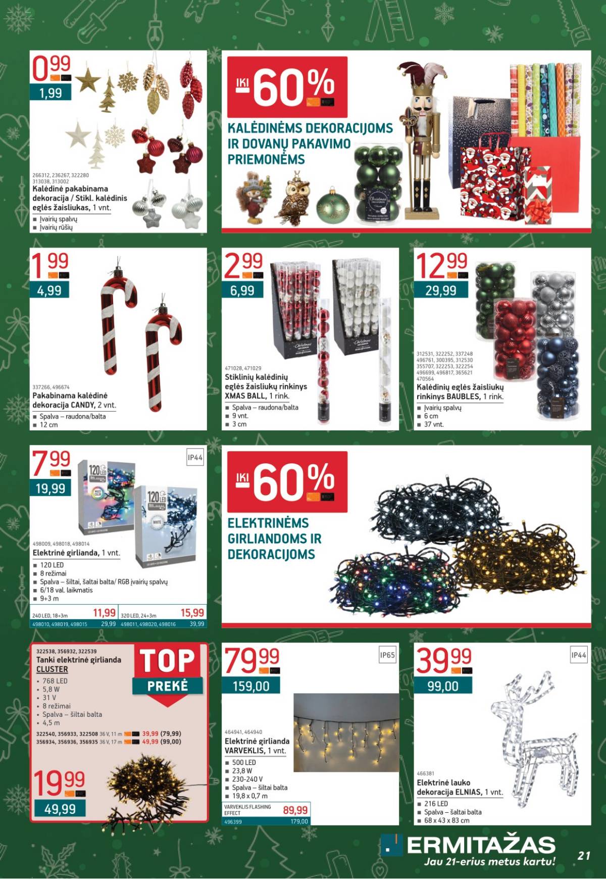 Ermitažas - Ermitažas akcijų leidinys | 2025-12-01 - 2025-01-04 21 puslapis