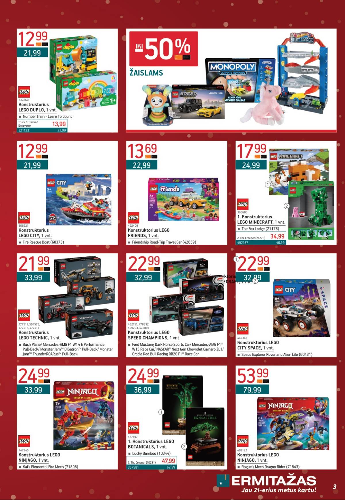 Ermitažas - Ermitažas akcijų leidinys | 2025-12-01 - 2025-01-04 3 puslapis