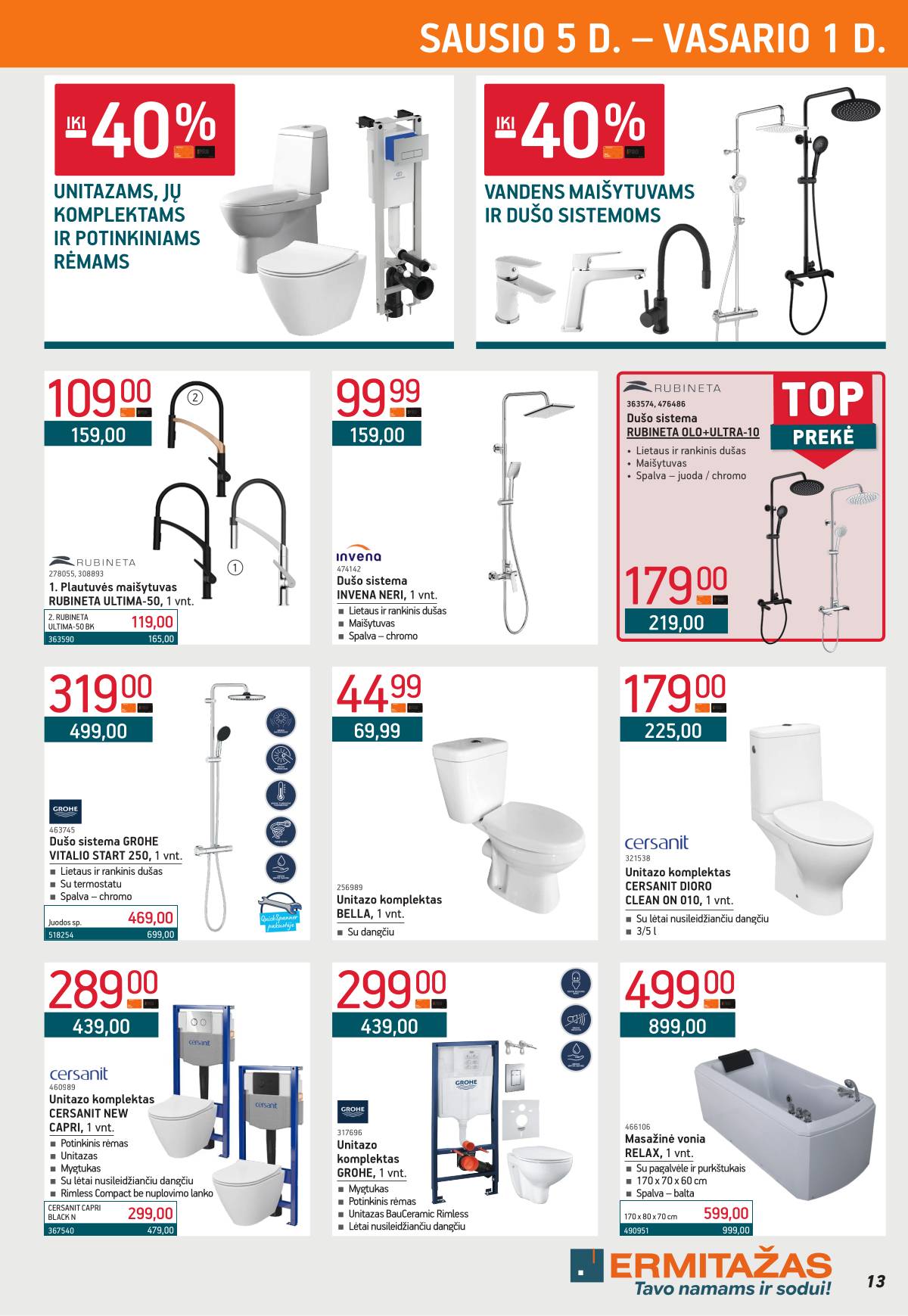 Ermitažas - Ermitažo akcijų leidinys | 2026-01-05 - 2026-02-01 13 puslapis