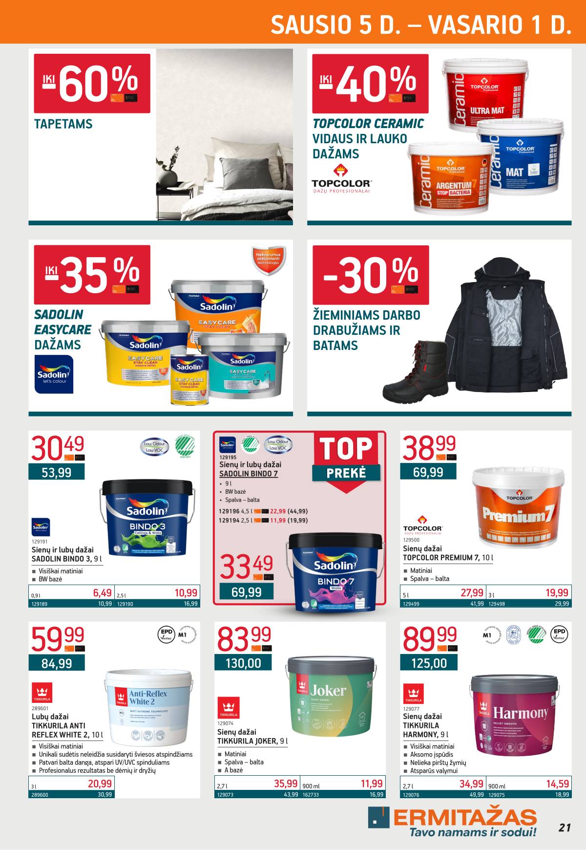 Ermitažas - Ermitažo akcijų leidinys | 2026-01-05 - 2026-02-01 21 puslapis