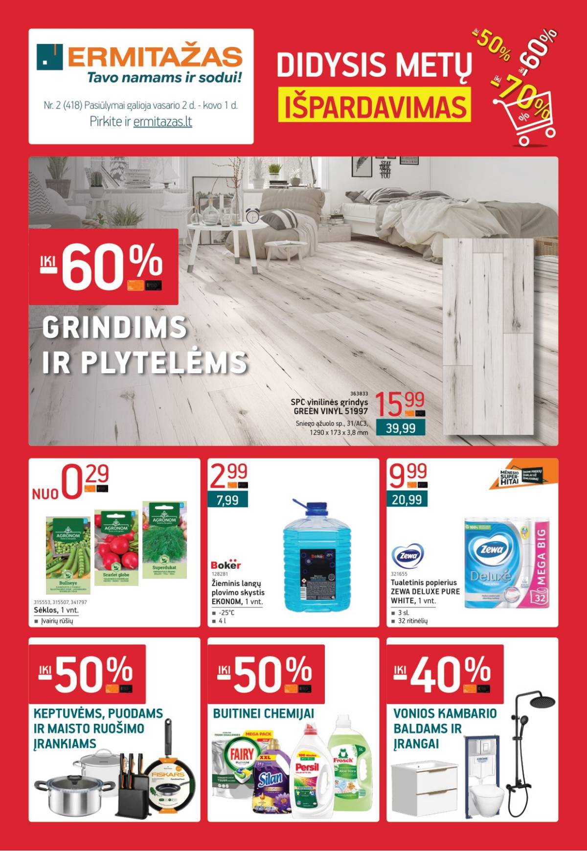 Ermitažas - Ermitažas akcijų leidinys | 2026-02-04 - 2026-03-01 1 puslapis