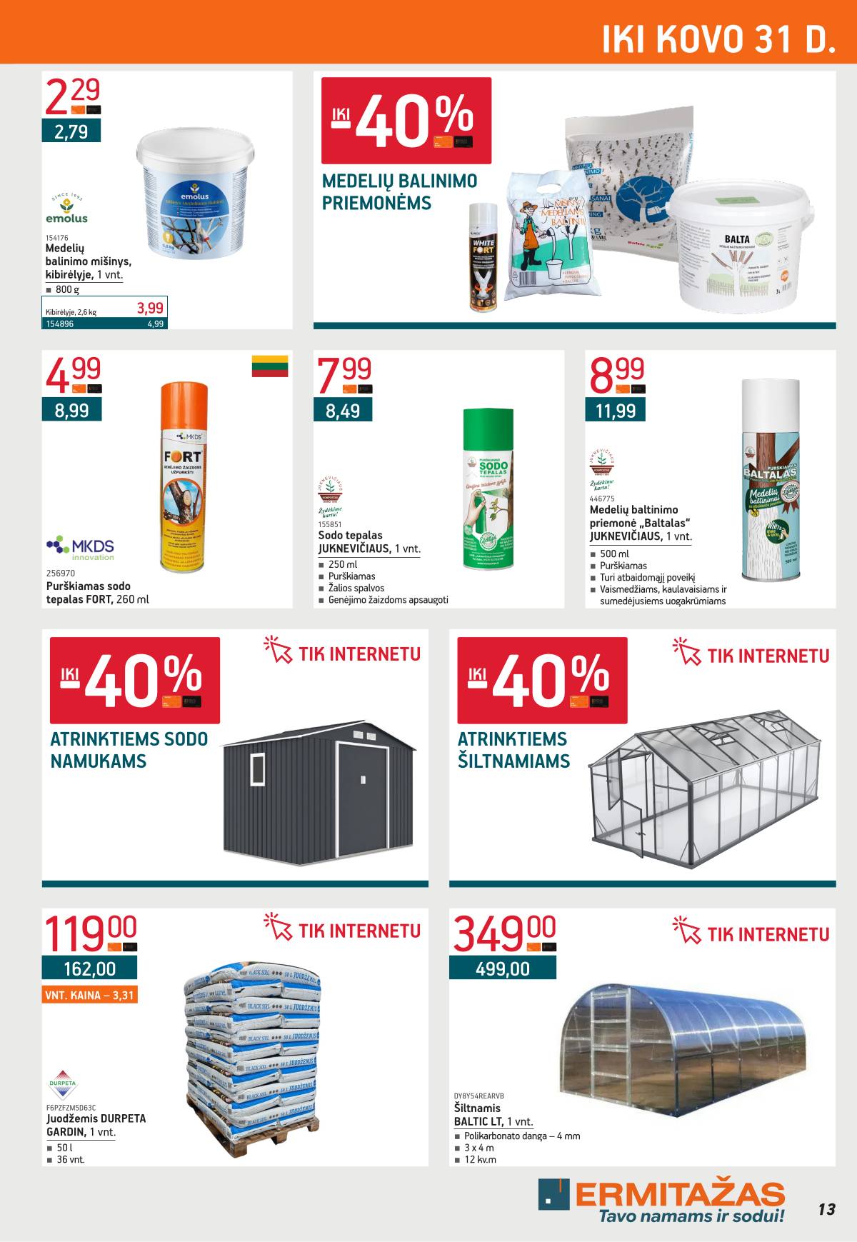 Ermitažas - Ermitažo akcijų leidinys nr. 3 2026-03-02 - 2026-03-31 13 puslapis